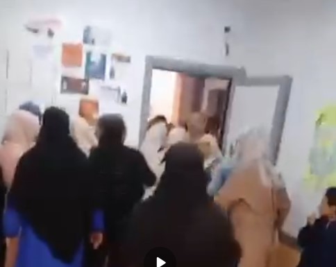 جانب من المشاجرة